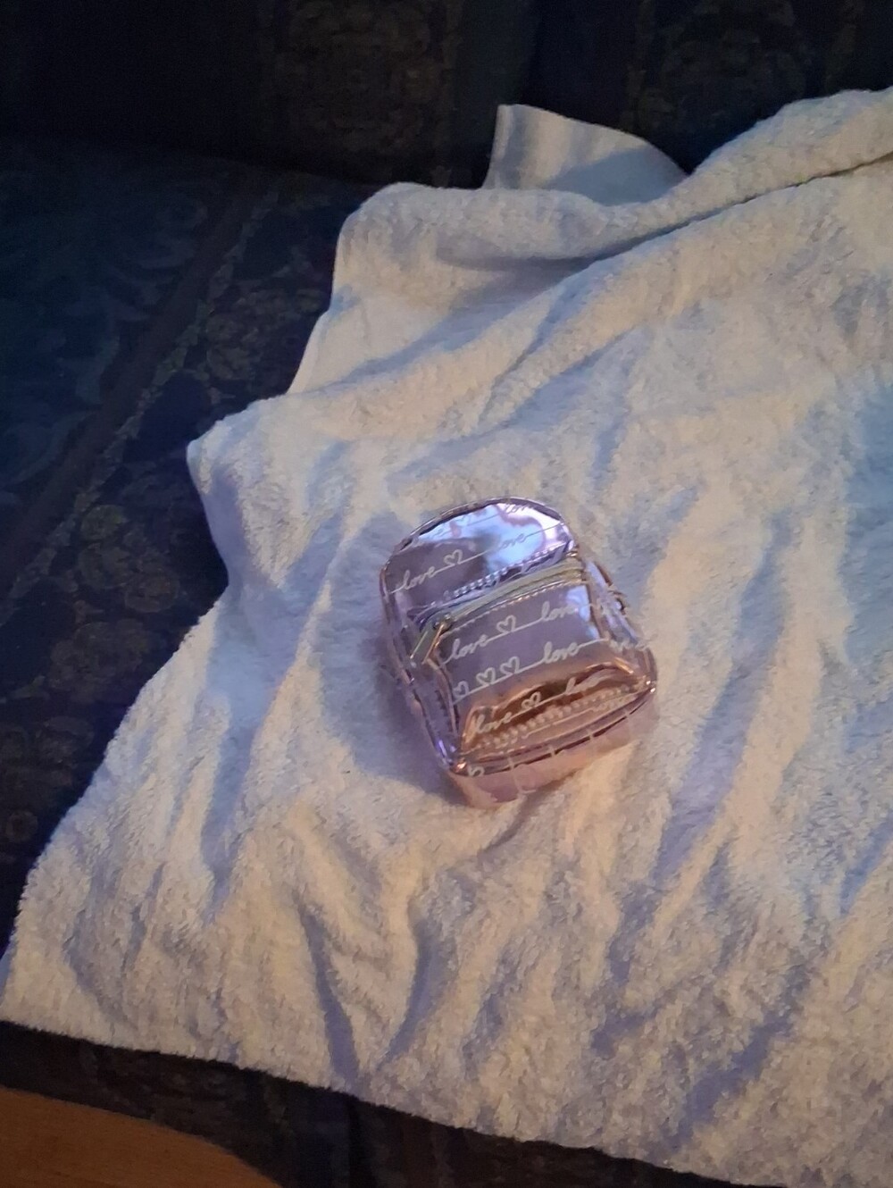 Claire's Pink Clear Mini Backpack Wallet